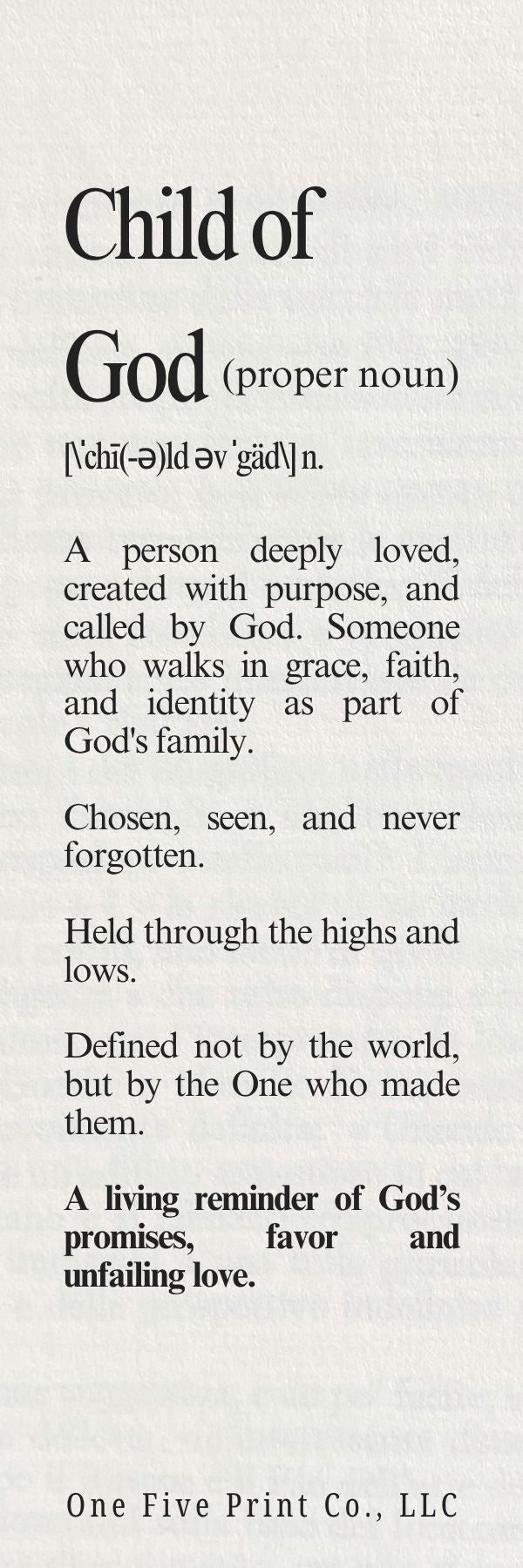 Faith-based Bookmarks